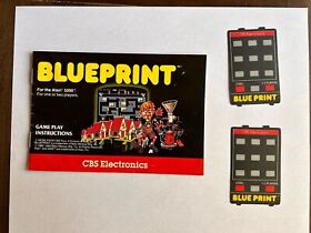 Blueprint Video Game - Atari 5200 - Overlays & Manual