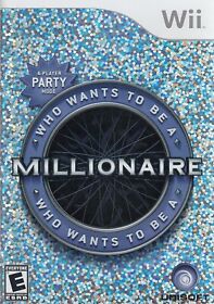 Who Wants to Be a Millionaire (Nintendo NES VIDEOGAME Wii WE VIDEO GAME UBISOFT