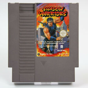 Nintendo NES Entertainment System Shadow Warriors Tecmo nur Modul Sehr Gut