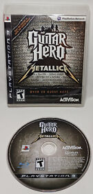 Guitar Hero: Metallica (Sony PlayStation 3 PS3, 2009) No Manual Tested
