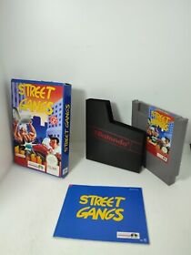 Street Gangs NES embalaje original con instrucciones Schuber completo en caja excelente PAL B � envío