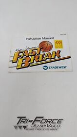 Magic Johnson Fast Break Nintendo NES Manual Instructions Booklet free shipping