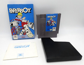 Paperboy Nintendo NES Mindscape Oval Seal Complete CIB w/ Manual Tested NICE