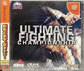 Sega Dreamcast - Ultimate Fighting Championship - Japan W/spine - US Seller