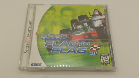 Flag to Flag (Sega Dreamcast, 1999) Complete with Manual - Tested & Working