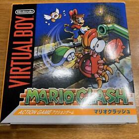 USED VB -- MARIO CLASH -- Action. Box. Virtual Boy, JAPAN Game Nintendo. 15416