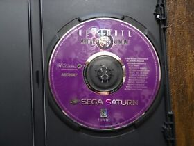 Ultimate Mortal Kombat 3 (Sega Saturn) Video Game - Disc Only w/ dvd case