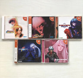 King Of Fighters Dreamcast 1999 99 2000 2001 2002 KOF set of 5 Sega DC JP