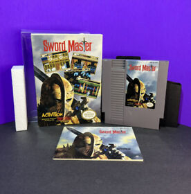 Cartucho, caja y manual Sword Master (Nintendo, NES 1992) ¡Auténtico!
