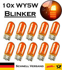10x Jurmann WY5W 12V Orange Ersatz Blinker Glassockel Halogen Lampe E-geprüft