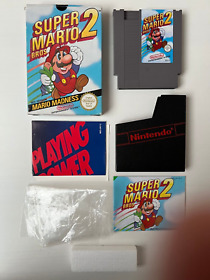 Super Mario Bros 2 Nintendo Nes Game UK Version Boxed With Manual CIB