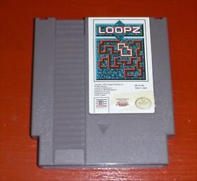 Loopz (Nintendo Entertainment System, 1990 NES)-Cart Only