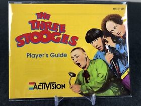 The Three Stooges - Nintendo NES - Manual Only - Good - SAFE SHIP!