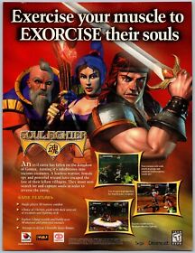 Soul Fighter Sega Dreamcast Game Promo Jan, 2000 Full Page Print Ad