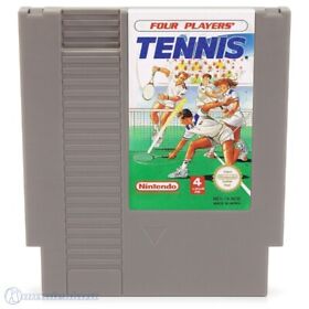 Nintendo NES Spiel - Four Players Tennis PAL-B Modul mit Anl.
