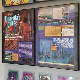 FRAMED Retro 1990 Castlevania III 3 Dracula's Curse CLASSIC NES game Wall Art