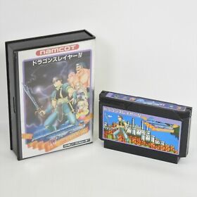 DRAGON SLAYER IV 4 No Instruction Famicom Nintendo 1672 fc