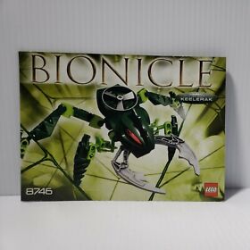 LEGO Bionicle Visorak Keelerak 8746 Instructions BOOKLET ONLY 