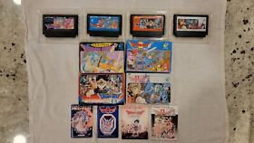 Dragon Quest Warrior Set I II III IV 1 2 3 4 Nintendo Famicom CIB NES Lot