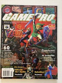 Gamepro Magazine 124 January 1999 The Legend Of Zelda Ocarina Of Time Dreamcast