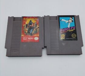 Ninja Gaiden and Kung Fu Nintendo NES Bundle Good Working Condition