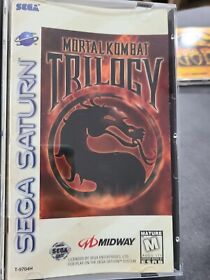 Mortal Kombat Trilogy (Sega Saturn, 1997) VG CIB RARE