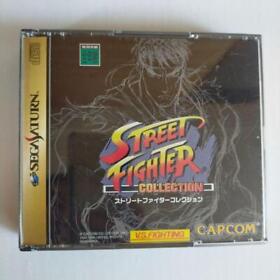 Street Fighter Collection Sega Saturn SS Used Tested Japanese Ver