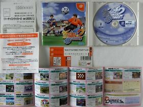 VIRTUA STRIKER 2 Ver.2000.1 DC SEGA Sega Dreamcast Spine From Japan