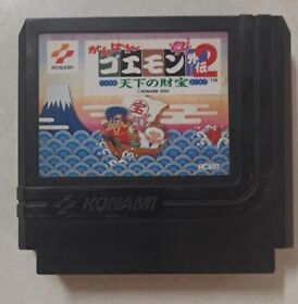 Famicom NES Ganbare Goemon Gaiden 2 Mystical Ninja Japan Import RC857 US Seller 