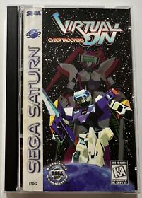 Virtual On: Cyber Troopers - Sega Saturn - CLEANED - TESTED - AUTHENTIC - CIB