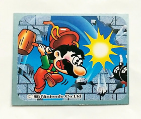 (Game Item) Mini Card, Famicom, Wrecking Crew, EX Item, Menko, 1985, Amada