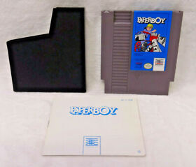 NES PAPERBOY NINTENDO VIDEO GAME WITH MANUAL AUTHENTIC CLEAN AND TESTED