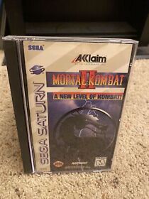 Mortal Kombat II Sega Saturn CIB Complete w/ Manual - Authentic Tested NEAR MINT