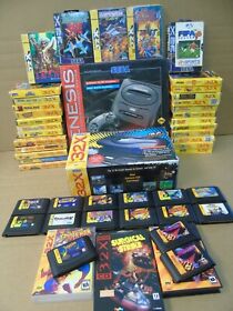 Sega Genesis 32X The Complete Collection Video Game Console System Lot