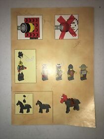 Vintage Manual Only LEGO 6096 Knights Kingdom Bull's Attack Missing Front Cover