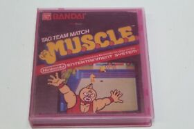 MUSCLE Tag Team Match [5 Screw] - NES - 1986 - Game Manual Box Case - Cleaned