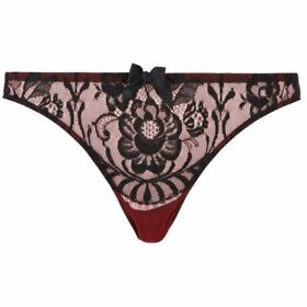 AGENT PROVOCATEUR BLACK/RED AMELIAH  5 X LARGE THONG BNWT