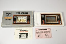 Vintage Boxed Nintendo Game And Watch Fire Attack Game 1982
