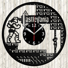 Castlevania 3 nes Vinyl Record Wall Clock Decor Handmade 6163