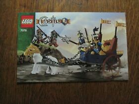 Lego Castle 7078 King's Battle Chariot Instruction Manual Only