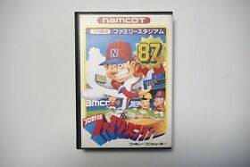 Famicom Pro Yakyuu Family Stadium 87 boxed Japan FC game US Seller