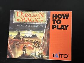 Dungeon Magic NES manual