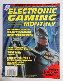 EGM ELECTRONIC GAMING MONTHLY Magazine 36 JUL 1992 Sega CD/SF2 CE & SNES/Batman