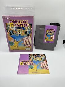 Phantom Fighter NES Nintendo COMPLETE CIB Rare!