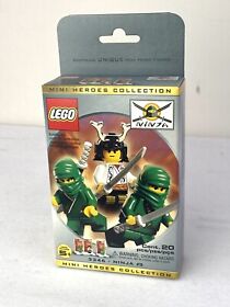 LEGO 3346 Mini Heroes Collection Ninja #3 Green Ninja x2 Samurai Lord NEW SEALED