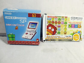 Good condition Nintendo Game Boy Advance SP Famicom color Super Mario Pokemon