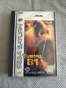 Tunnel B1 (Sega Saturn, 1997) - Tested - Authentic