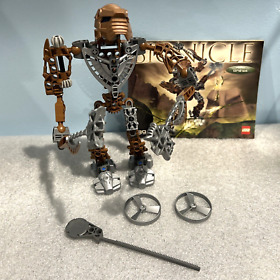 LEGO 8739 - Bionicle Toa Hordika: Onewa - 100% Complete w/manual and 2 spinners