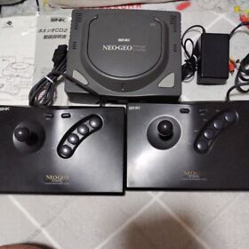 SNK NEO GEO CDZ CD-Z Console System w/Stick Controller Used