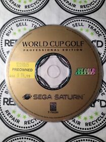 World Cup Golf: Professional Edition (Sega Saturn, 1996) DISC ONLY 